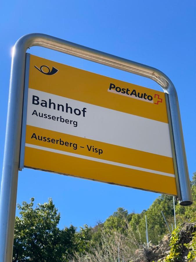 Вілла Visperblick 24-7 Parkplatz Und Fruehstueck Inkl Ausserberg Екстер'єр фото